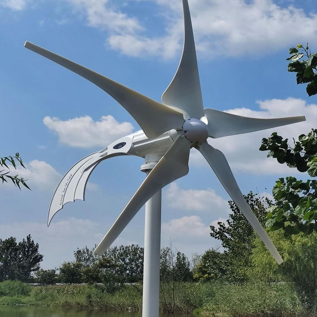 300W / 400W / 500W Permanent Magnet Wind Turbine For Home, Solar Hybrid Power, Automatic Outdoor Rooftop Or Farm Use(500w)