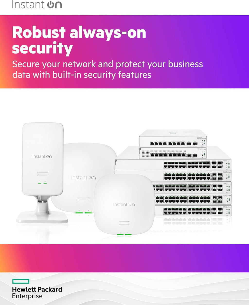 HPE Networking Instant On Access Point AP12 3x3 WiFi 5 Indoor Wireless Access Point | Power Source Not Included | US Model (R2X00A)
