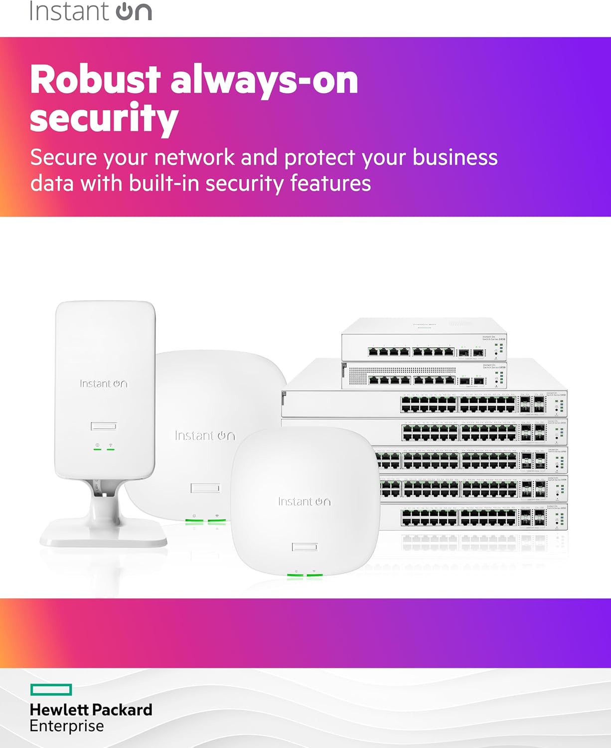 HPE Networking Instant On Access Point AP12 3x3 WiFi 5 Indoor Wireless Access Point | Power Source Not Included | US Model (R2X00A)