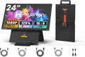 Hyangin 24-inch Large Portable Monitor for Laptop, 2026 Upgraded 1080P FHD 100Hz Portable Screen,125% sRGB IPS Portable Second Monitor with Adjustable Stand for Laptop, MacBook, Phones