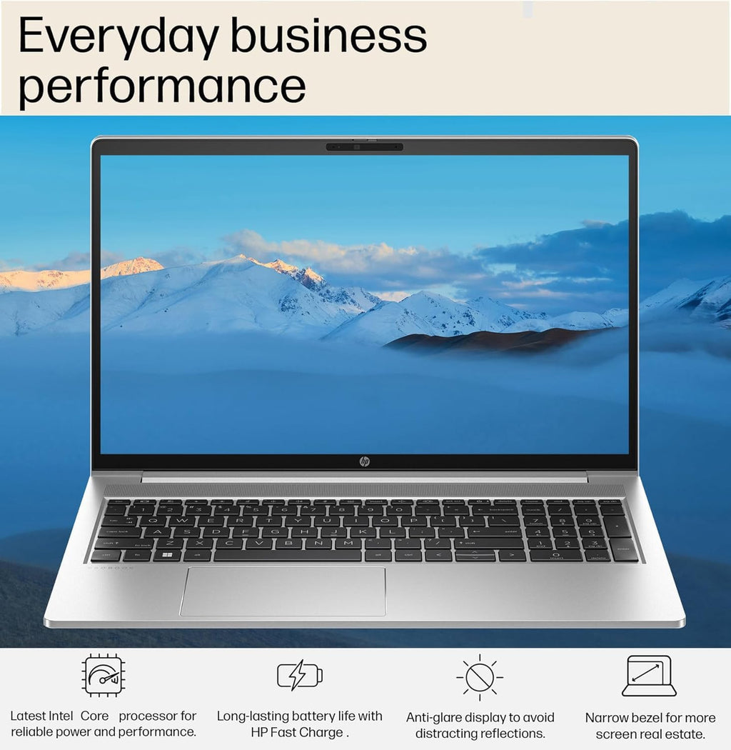 HP ProBook 450 G10 Business Laptop (15.6' FHD Anti-Glare, Intel 10-Core i5-1334U (Beats i7-1255U), 32GB RAM, 1TB SSD), Backlit KB, Webcam, Wi-Fi 6E, Ethernet, Win 11 Pro w/ AI Copilot, Silver