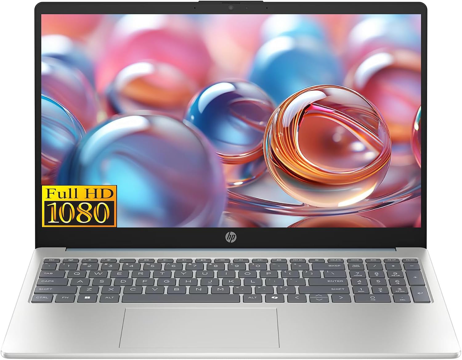 HP 15 Touchscreen Slim Laptop in Mystery Blue Intel 8-core i3-N305 up to 3.8GHz 8GB RAM 256GB SSD 15.6in Full HD Webcam WiFi HDMI W11 (15-FD - Renewed)