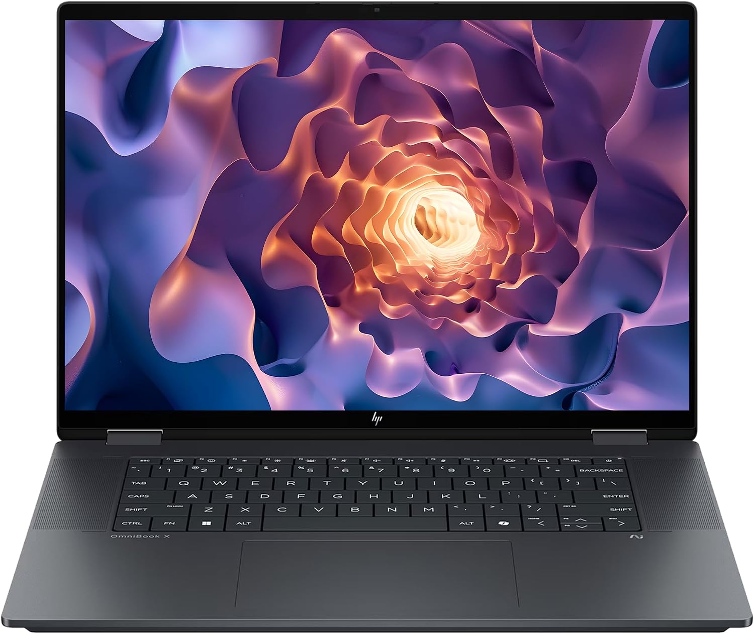 HP OmniBook X Flip Next Gen AI 16 Laptop, Intel Ultra 9-288V, 32 GB LPDDR5x RAM, 4 TB SSD PCIe, 16' 3K (2880x1800) Touchscreen, Intel Arc 140V, Backlit Keyboard, W11 Pro, Eclipse Gray+Traix Mousepad