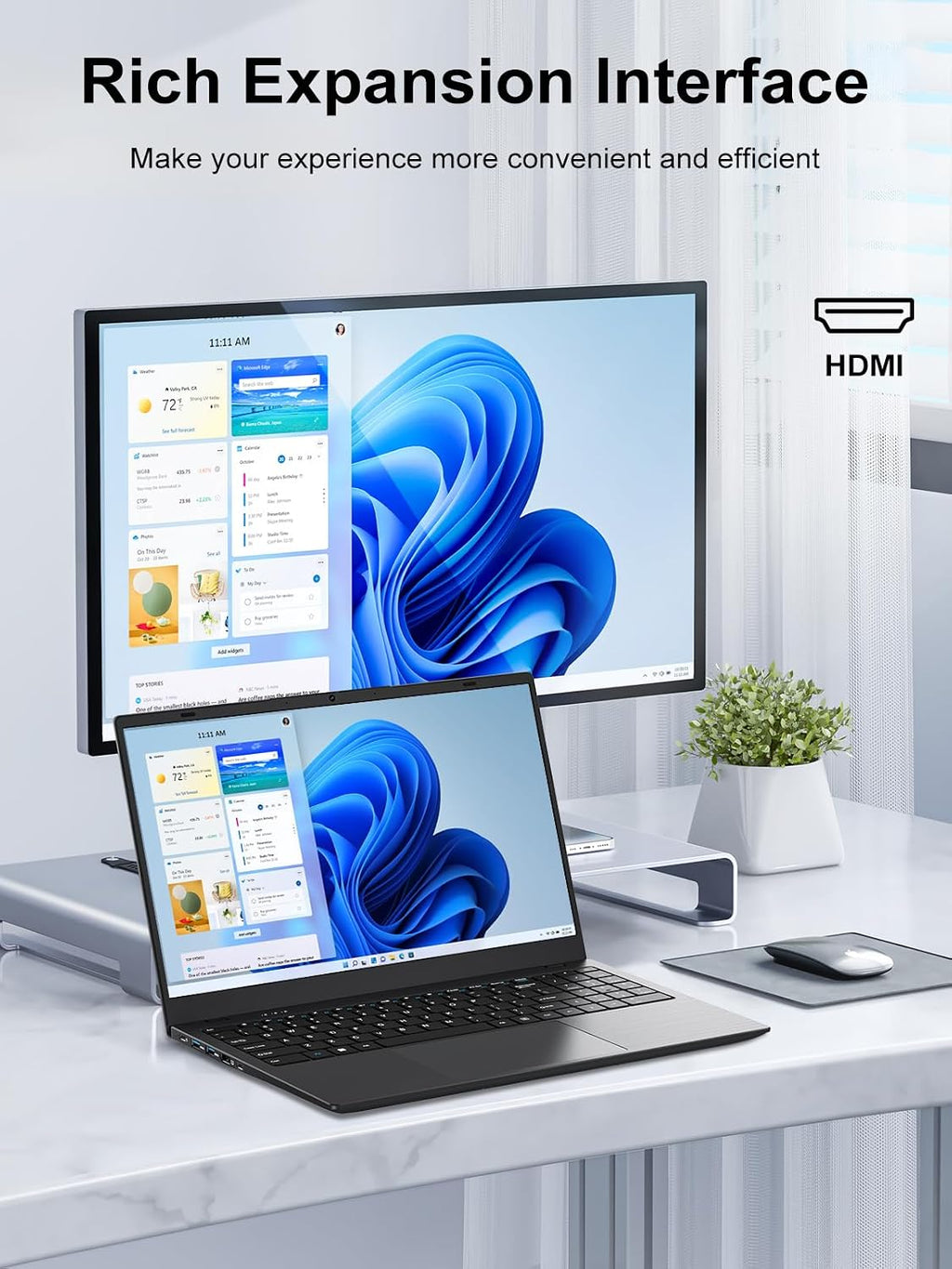 BLUEING Laptop Computer, 8GB RAM 256GB SSD, Laptop with Gold 6500Y (Beat 8100Y, Up to 3.4GHz), 14 Inch FHD IPS Display, Type-C, HDMI, USB3.2, BT5.2, WiFi 5, Laptops for Business & Student