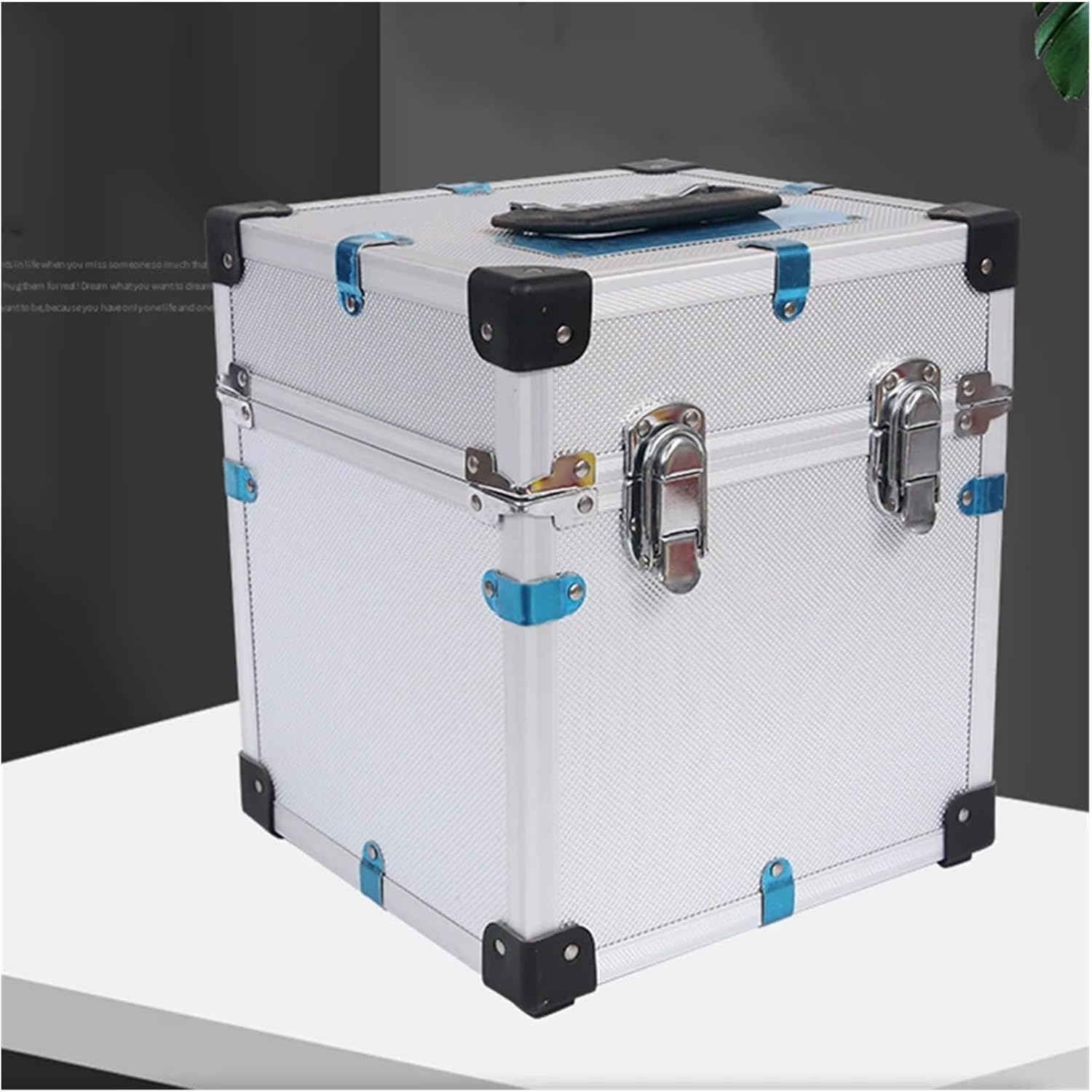 Tool Box Professional Box Tool Multifunctional Aluminum Alloy Portable Tool Box Organizing and Storing Parts Storage Box Waterproof Shockproof Sealed Tool Box Tool Storage