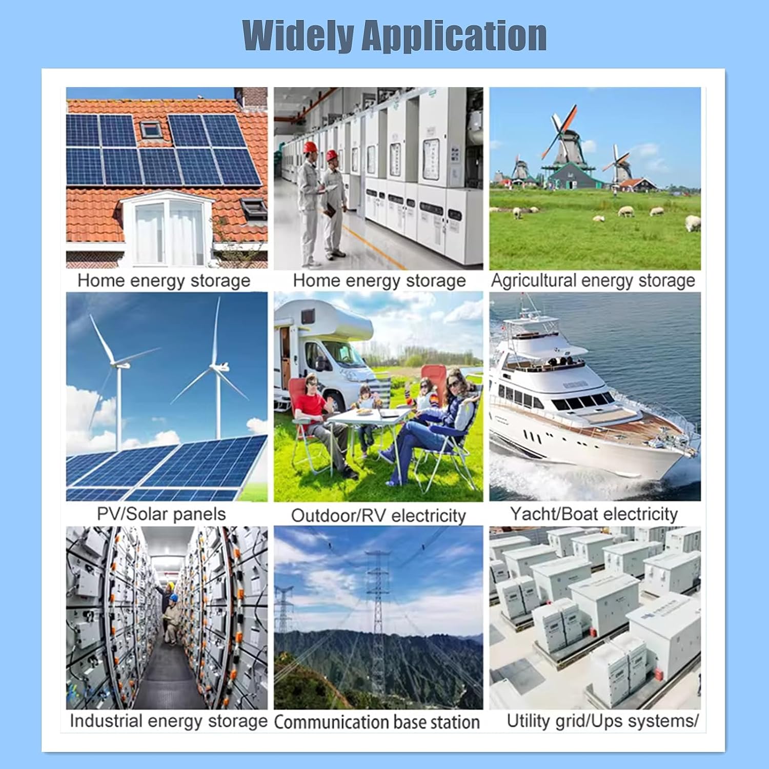 10KW Off Grid Solar System Complete Kit with 16PCS*550W Solar Panels 48V 10KW Off Grid Inverter 2Sets 51.2V LiFeP04 Battery (16pcs*550W+1 * 10KW Inverter+2Sets*20kwh Battery)