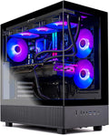 Skytech Gaming Azure 3 Desktop PC, Ryzen 7 9700X 3.8 GHz (5.5GHz), NVIDIA RTX 4060 8GB, 2TB NVMe SSD, 32GB DDR5 RAM 6000 RGB, 650W Gold PSU, 360mm ARGB AIO, Wi-Fi, Win 11