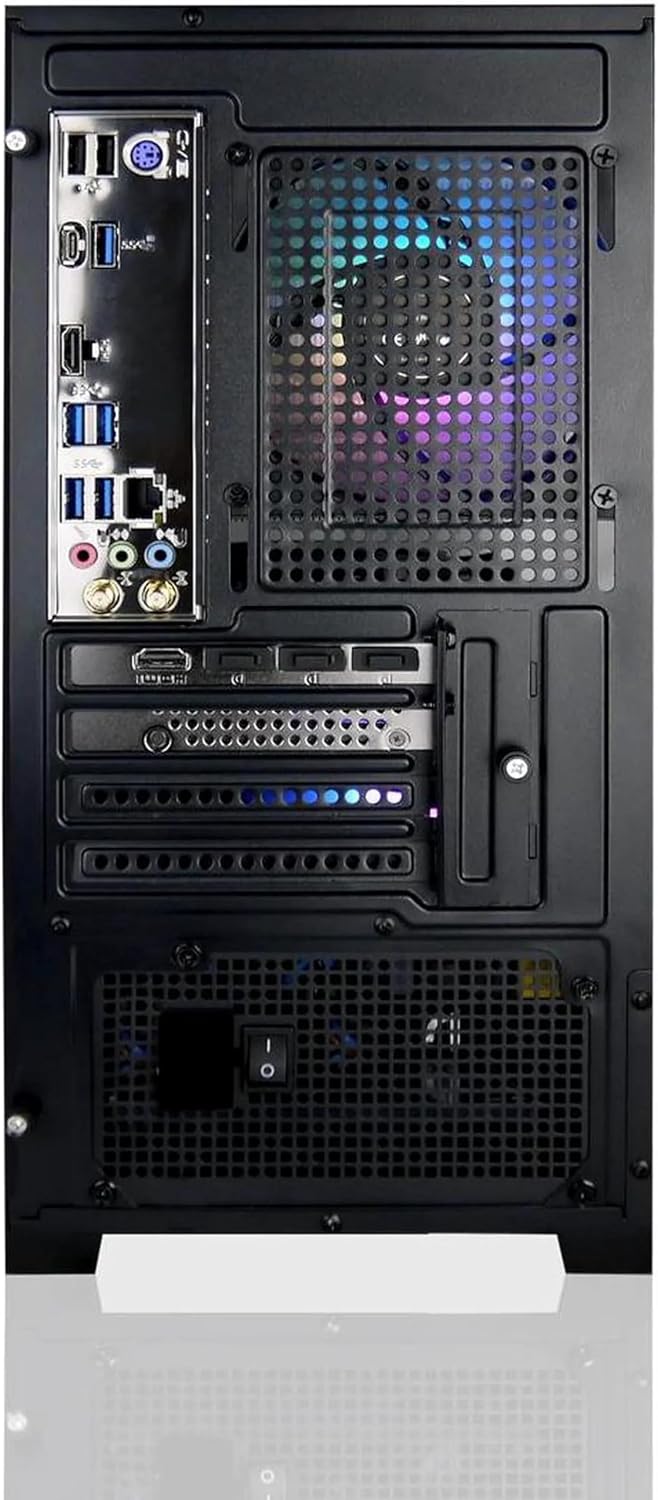 Mini-X Gaming PC - Core i5-11400F CPU, Arc B580 12G VRAM GPU, 32GB RAM, 1TB M.2 NVMe SSD, Windows 11 Home Black