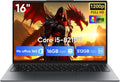 EYY 16' Laptop Computer Intel Core i5 Processor, Win 11 Pro Laptop 16GB RAM 512GB SSD, 1920 x 1200 FHD 16:10 Display, Office Suite Notebook with Backlit Keyboard, Student Business Work Laptops