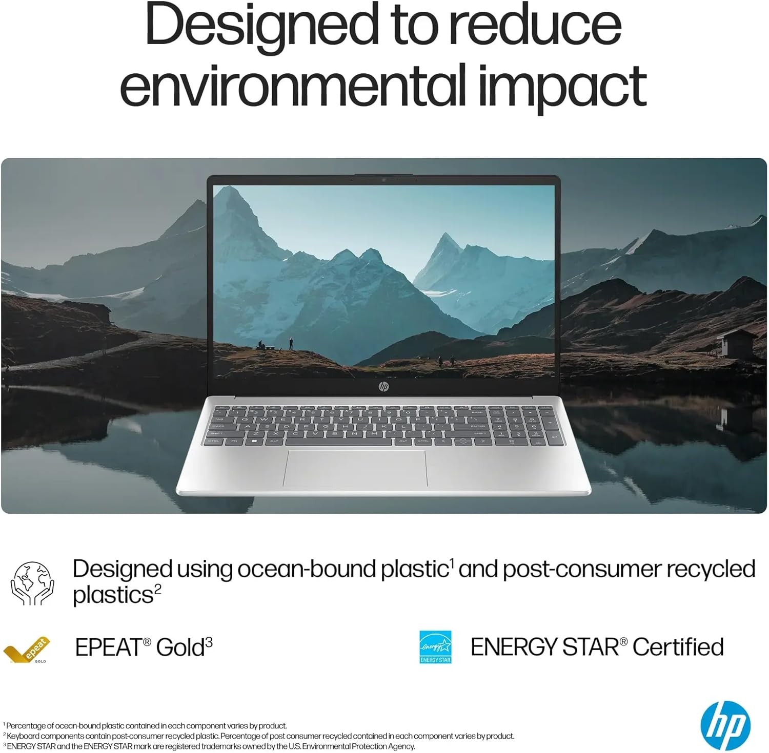 HP 2025 Laptop | 15-fd000 | 15.6' 1366 x 768 Touchscreen 45% NTSC Intel-6 Core i3-1315U | 8GB DDR4 | 256GB SSD | Windows 11 Home | Wi-Fi 6 - Bluetooth 5.3-720p HD Camera - Natural Silver