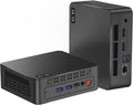 wo-we Mini PC AMD 3500U(Beat N150/N100) 8GB RAM 256GB SSD 4C/8T 4K Triple Display Dual HDMI&Type-C,USB3.2 Silent Heat Dissipation Mini Desktop Computer forHome Theater Office Business Education