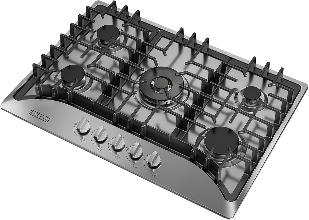 Empava 30' Built-in Gas Cooktop in Stainless Steel with 5 Burners 30XGC5B70C