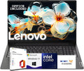 Lenovo 2025-2026 New Generation V15 Business and Student Laptop | 15.6' FHD Display | Intel High-Performance CPU | 8GB RAM | 512GB SSD | Ultra-Quiet Design | Long Battery Life | Windows 11 | WOWPC