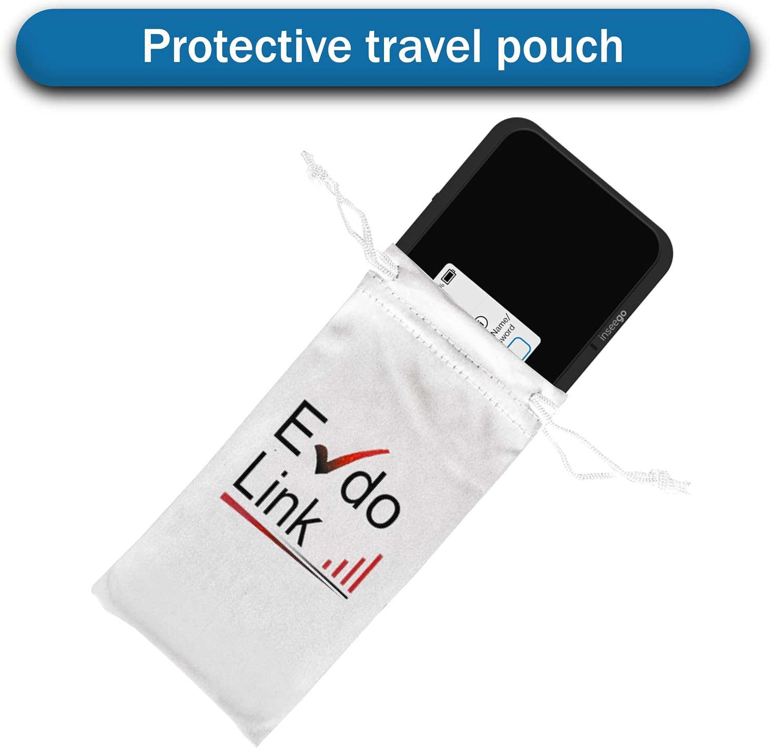 5G Mobile Portable WiFi, Verizon Wireless Jetpack Inseego MiFi M2100, Free VPN Mobile Hotspot for Travel, Unlocked Globally, Speed Up to 2,7 Gbps, Use 8 hrs, EVDO-LINK Bundle (Standard)