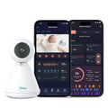 iBaby i20 Contactless Wellness Baby Monitor: Track Live Breathing, Heart Rate, Sleep Pattern,1080P, Night Vision, 2-Way Audio, Cry & Safety Alerts, No Subscription, Open Wall Mount