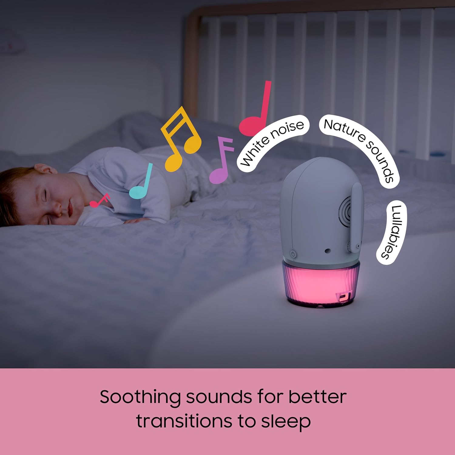 CHILLAX DM568 Video Baby Monitor – 2K QHD Baby Monitor with Camera and Audio w/Remote Pan‑Tilt‑Zoom, 5″ 720p Color Screen, Auto Dimming LED, Night Light & Sleep Trainer, Wi‑Fi/Non‑Wi‑Fi Viewing