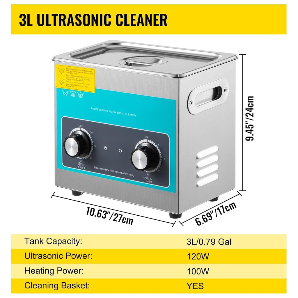 3L 6L 10L 15L 22L 30L Electric Ultrasonic Cleaner Portable Washing Machine Lave-Dishes Diswasher Ultrasound Home Appliance(3 L)