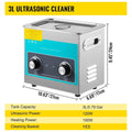 3L 6L 10L 15L 22L 30L Electric Ultrasonic Cleaner Portable Washing Machine Lave-Dishes Diswasher Ultrasound Home Appliance(3 L)