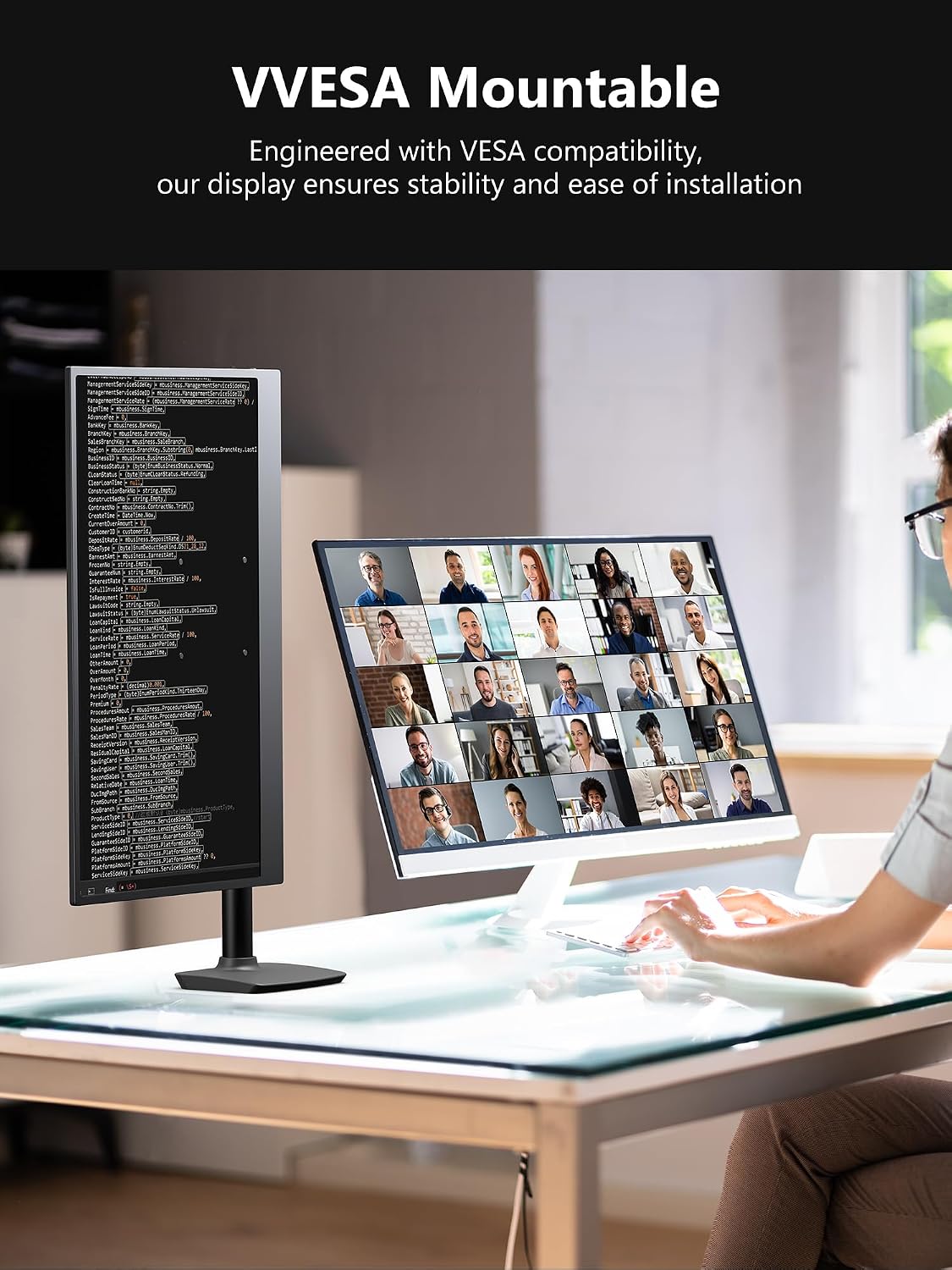 4K Portable Monitor, 13.3' UHD IPS Portable Laptop Screen, Second Screen Dual USB C HDMI Computer Gaming Display with Speakers, Travel Monitor for PC Phone PS4/5 Xbox Switch