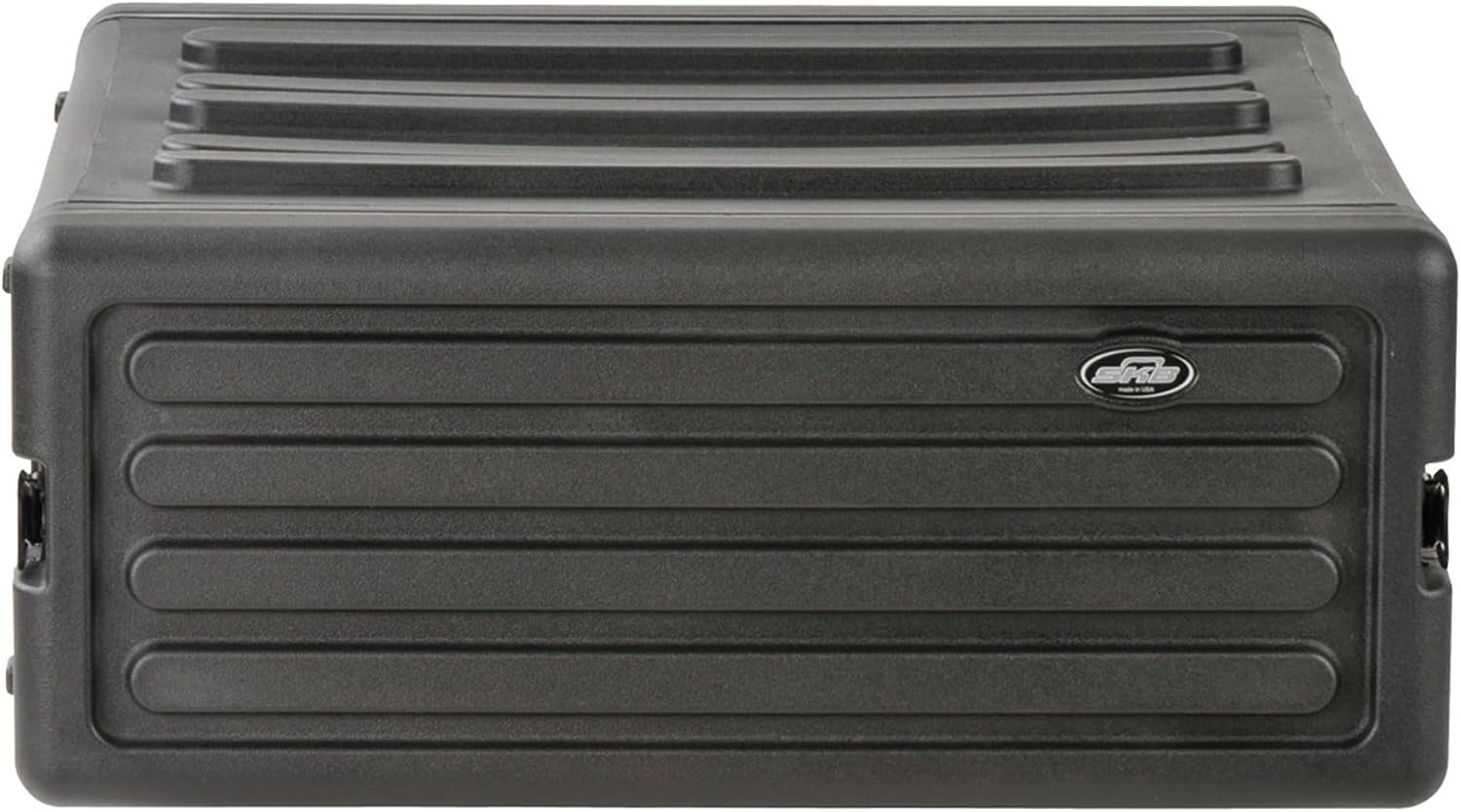 SKB 4U Roto Rack Case - Durable Polyethylene Gear Protector, Stackable, Waterproof with Twist Latches & Rubber Feet for Musicians, DJs, and A/V Equipment - Secure Transport & Storage Solution