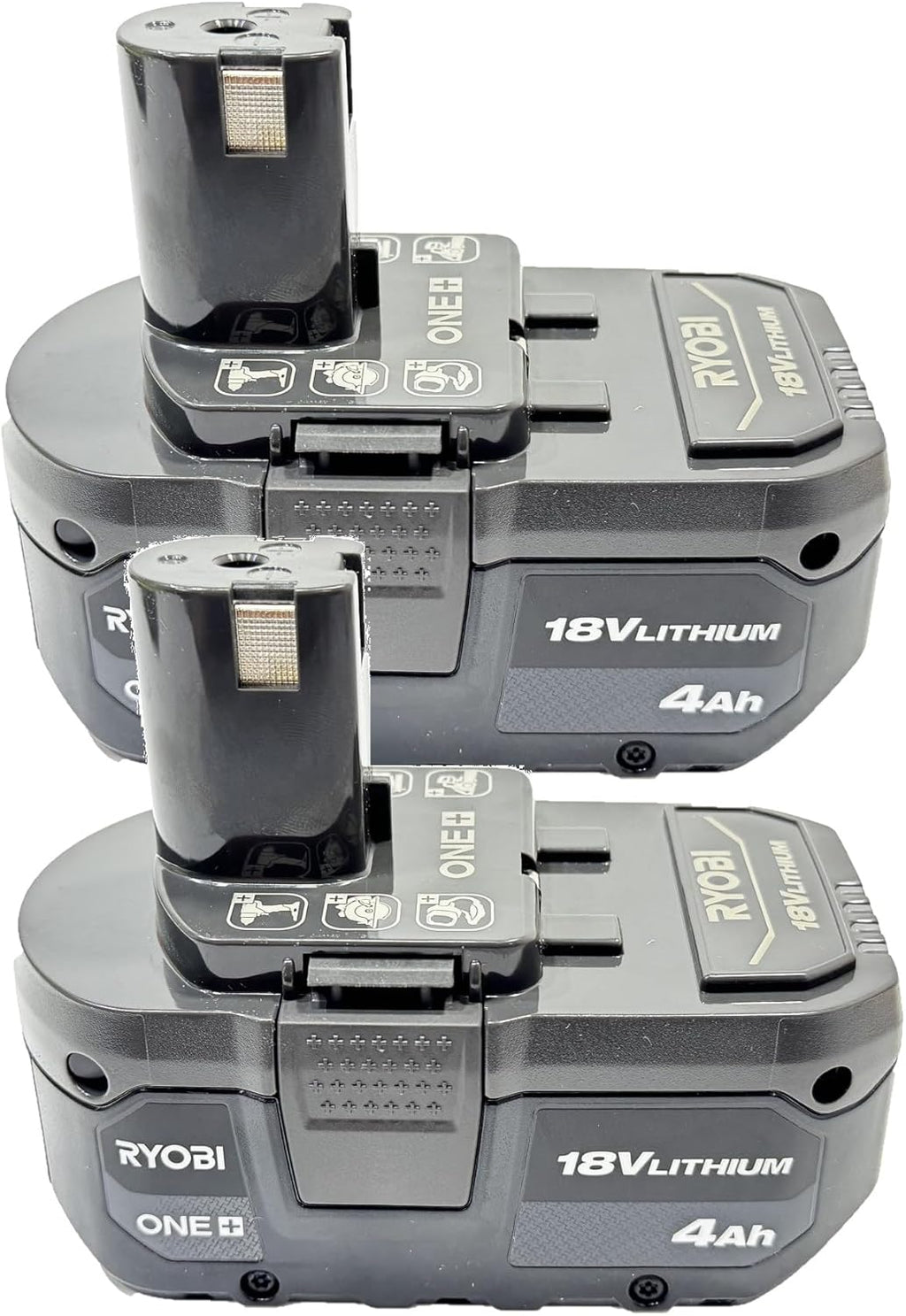 RYOBI 18-Volt ONE+ Lithium-Ion 4.0 Ah High Capacity Battery (2-Pack)