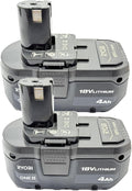 RYOBI 18-Volt ONE+ Lithium-Ion 4.0 Ah High Capacity Battery (2-Pack)