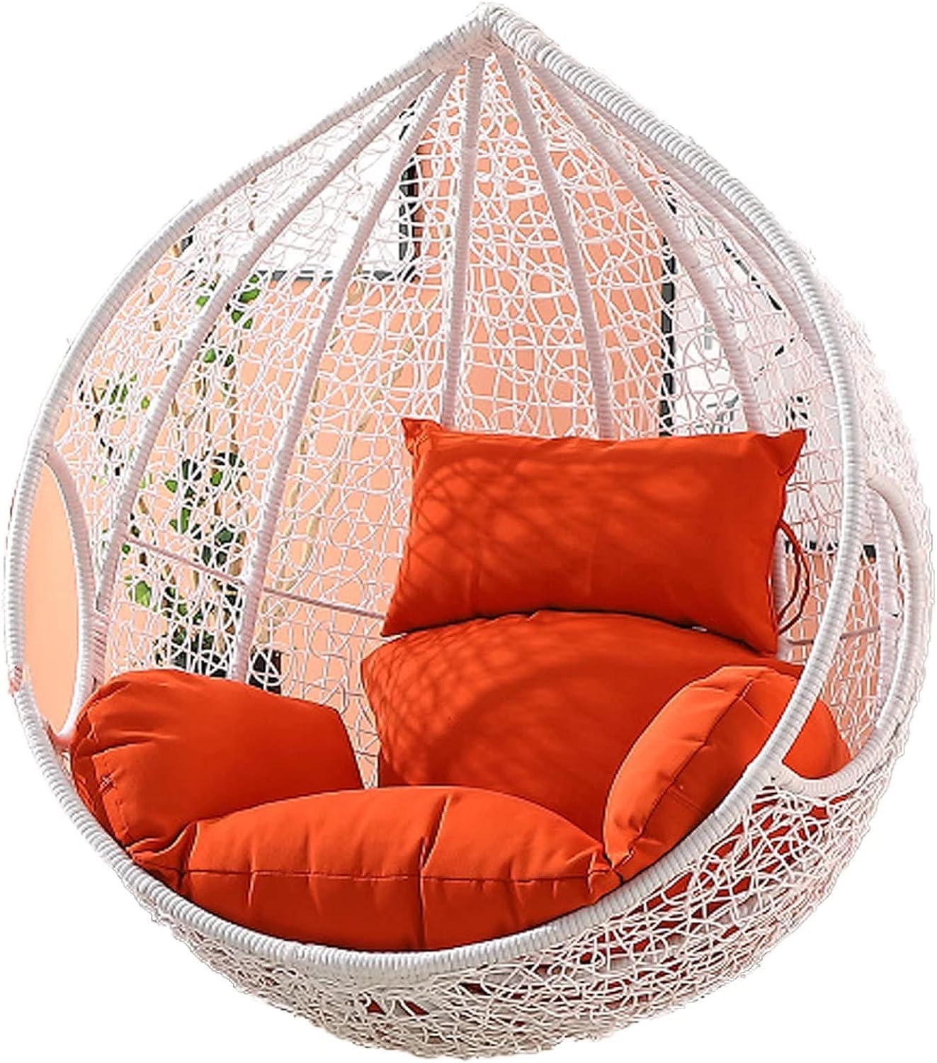 Hanging Basket Chair Cushions, Egg Chair Cushion ， Egg Chair Replacement Cushion, Hanging Swing Cushions for Outdoor Furniture, Hammock Chair Cushion Replacement, Waterproof and Sun-Resistant Egg Chai