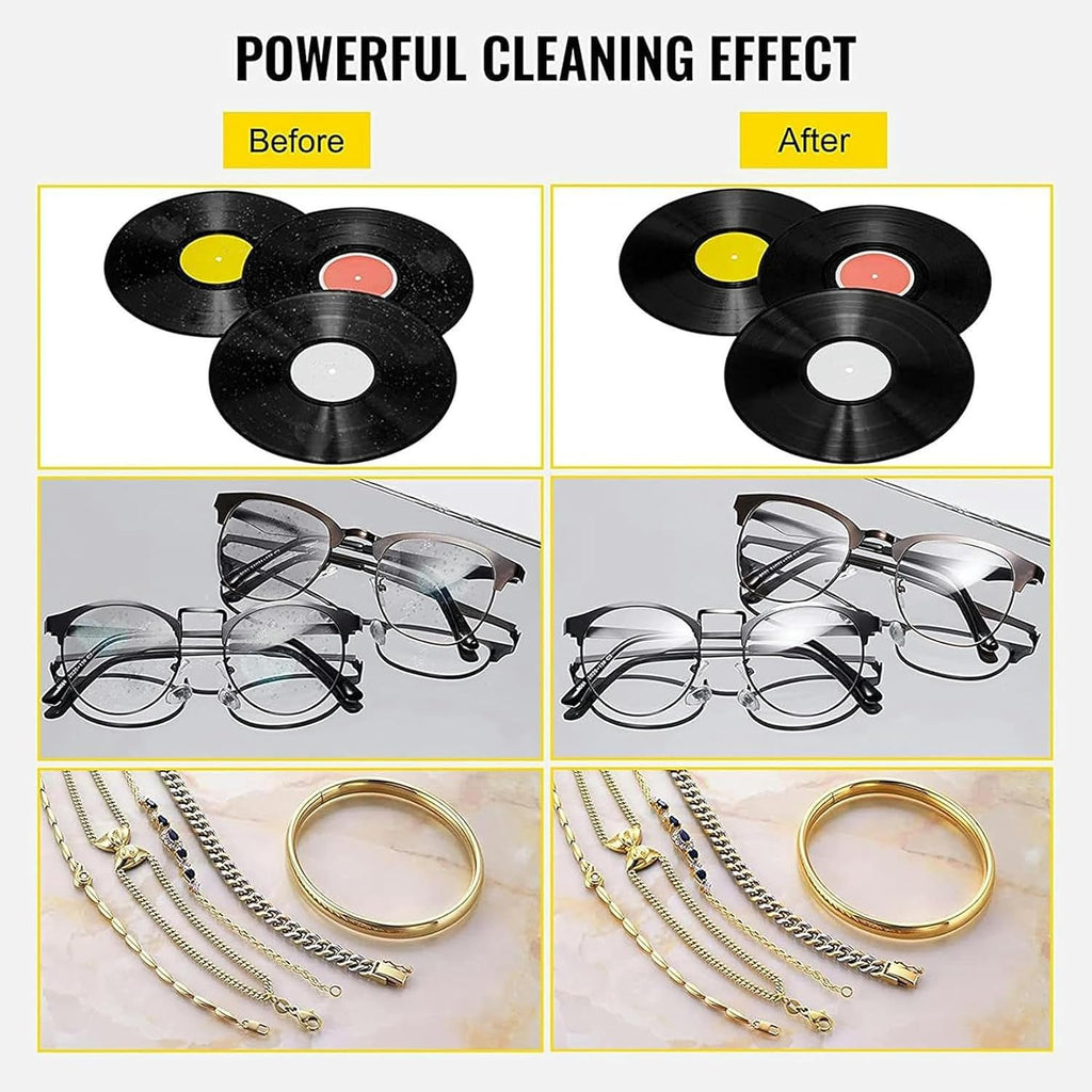 6 L Vinyl Ultrasonic Cleaner, 7-12-Inch Vinyl Ultrasonic Cleaning Machine, High Lp Album Cleaner, Record Washing Machine ~/
