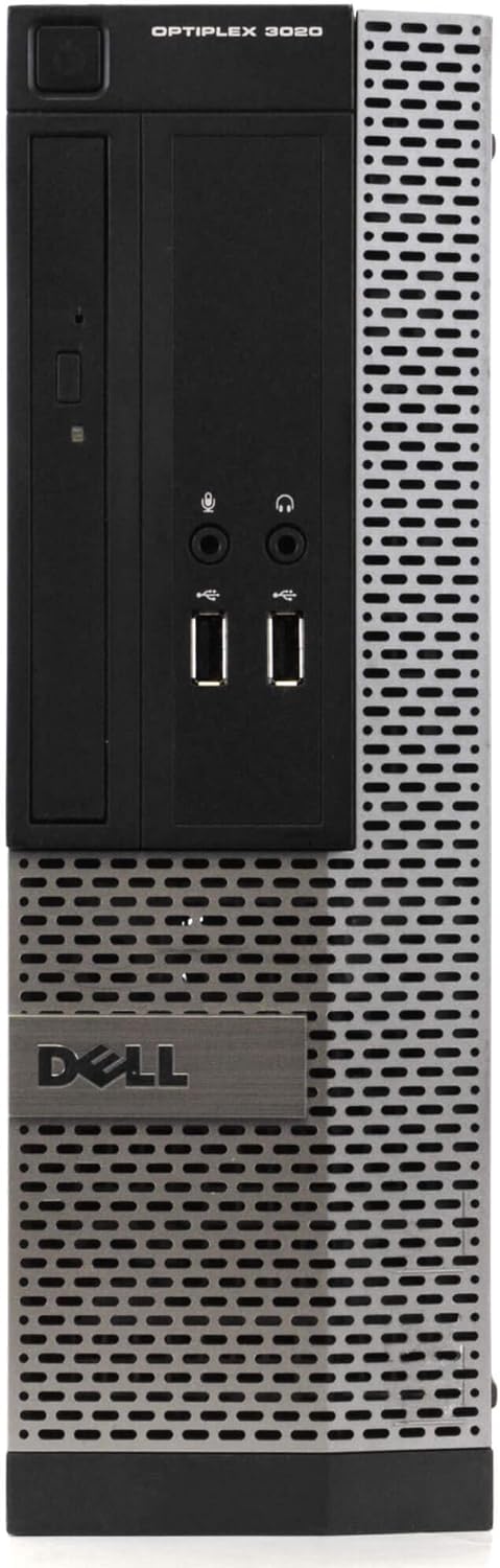 Dell Optiplex 3020 Small Desktop Computer (SFF) | Quad Core Intel i5 (3.20GHz) | 8GB DDR3 RAM | 500GB HDD Hard Disk Drive | Windows 11 Pro | 22in Monitor | RGB Mouse + Keyboard (Renewed)