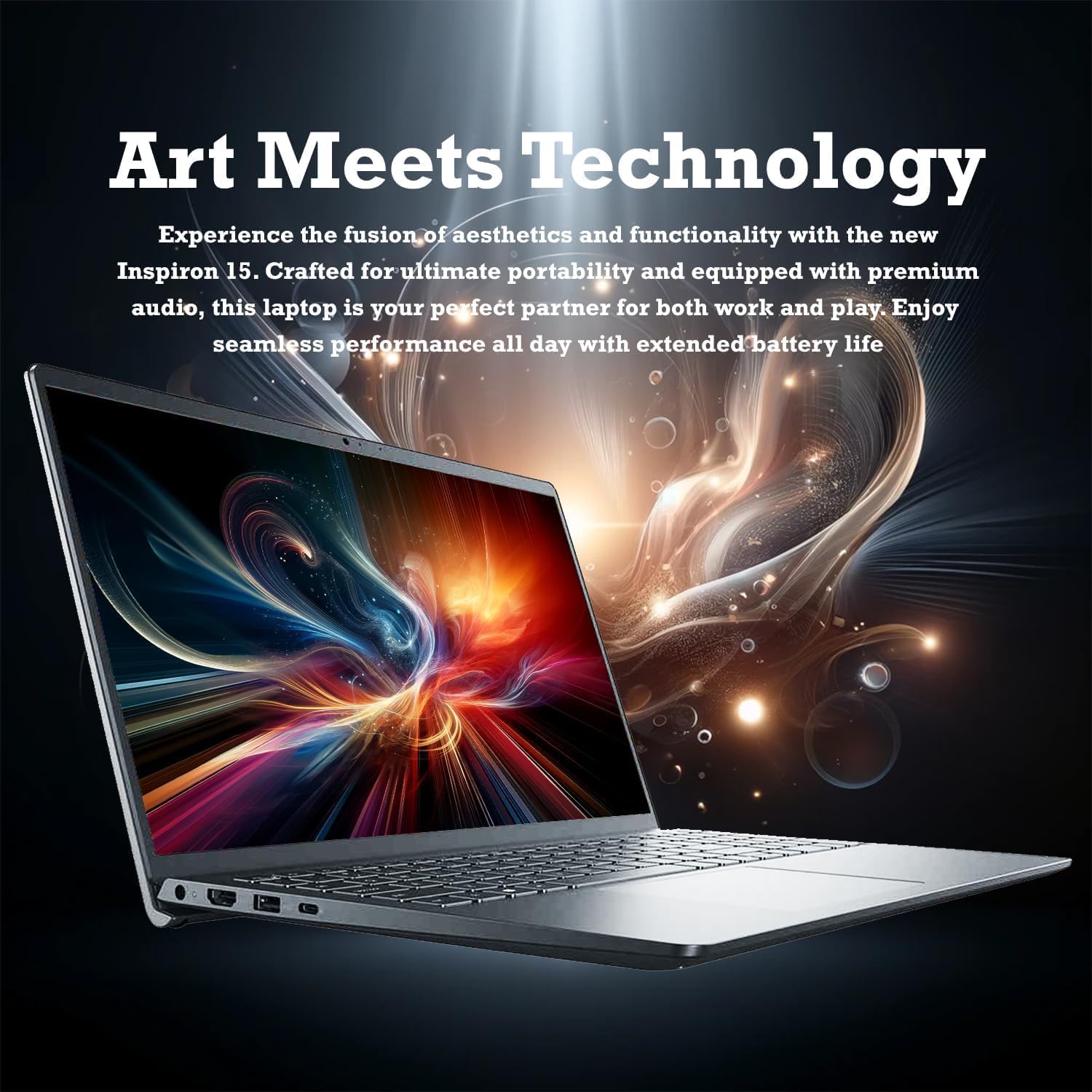 Dell Inspiron 15.6' FHD Touchscreen Laptop | Intel Core i5-1334U CPU | 64GB RAM | 2.5TB Storage (2TB PCIe SSD + 512GB External) | Long Battery Life | Win 11 with Office 365 for The Web | w/o Mouse
