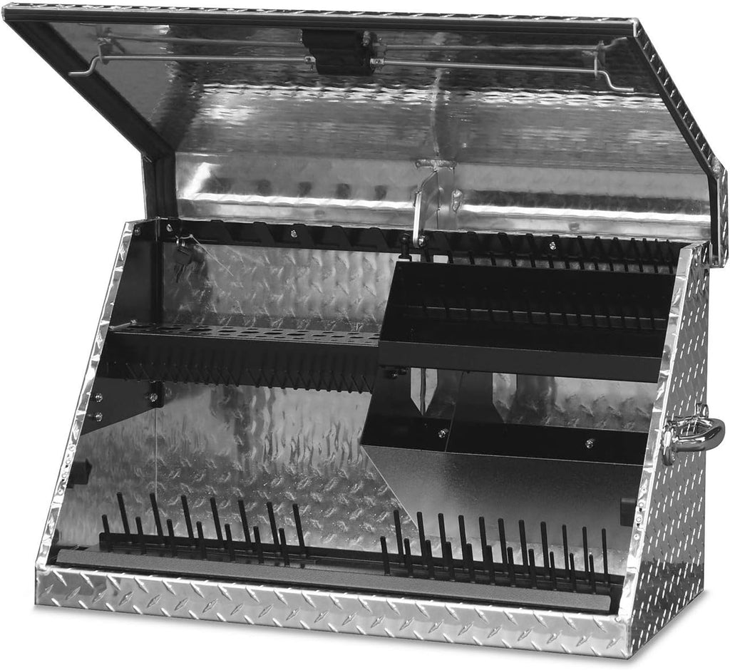 Montezuma 30' x 15' Heavy Duty Steel Triangle Toolbox (aluminum, brite)