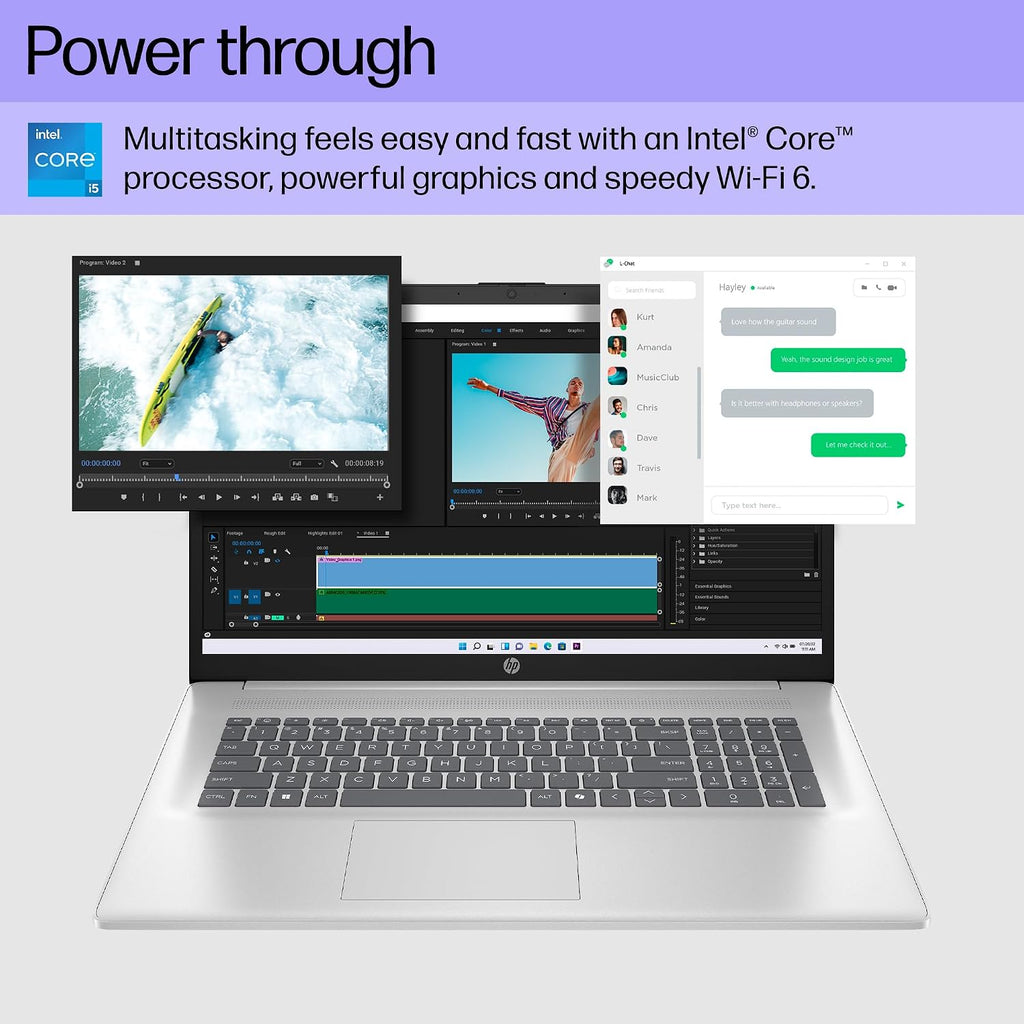 HP 15.6' Laptop, Intel Core i5-1334U Processor, Intel Iris Xe Graphics, 15.6' FHD Anti-Glare Display, 16GB RAM, 512GB SSD, HDMI, Wi-Fi and Bluetooth, Windows 11 Pro