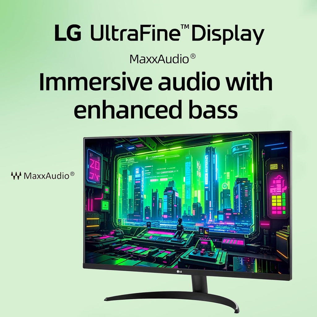LG 32 inch Ultrafine 4K UHD (3840 x 2160) Computer Monitor, HDR10, 90% DCI-P3, Dynamic Action Sync, OnScreen Control, Built-in Speakers, Black Stabilizer, Flicker Safe, Tilt Adjustment