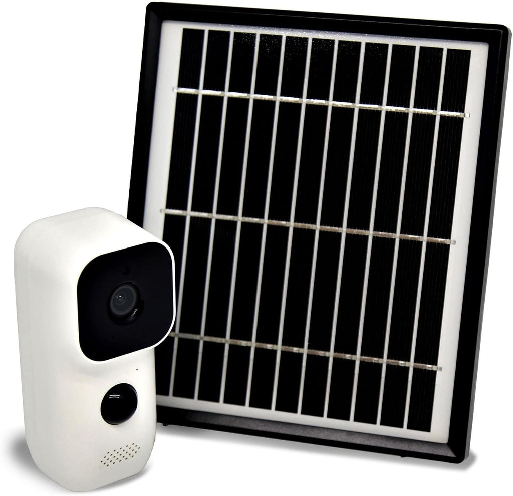 KJB Security SG1000BV Xtreme Life Kit with Hidden Bottom View Camera & SG Indoor/Outdoor Battery or Solar Power Camera, 1/2.7' 3.7mm Lens, 1080 CMOS, 1920@1080P Resolution, H.265