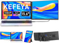 KEFEYA Laptop Screen Extender, 15.6' FHD 1080P IPS Laptop Monitor Extender Detachable, Portable Monitor for Laptops 13-17.3' with Breath Light, Plug n Play for Windows/Mac/Android/Switch/PS5