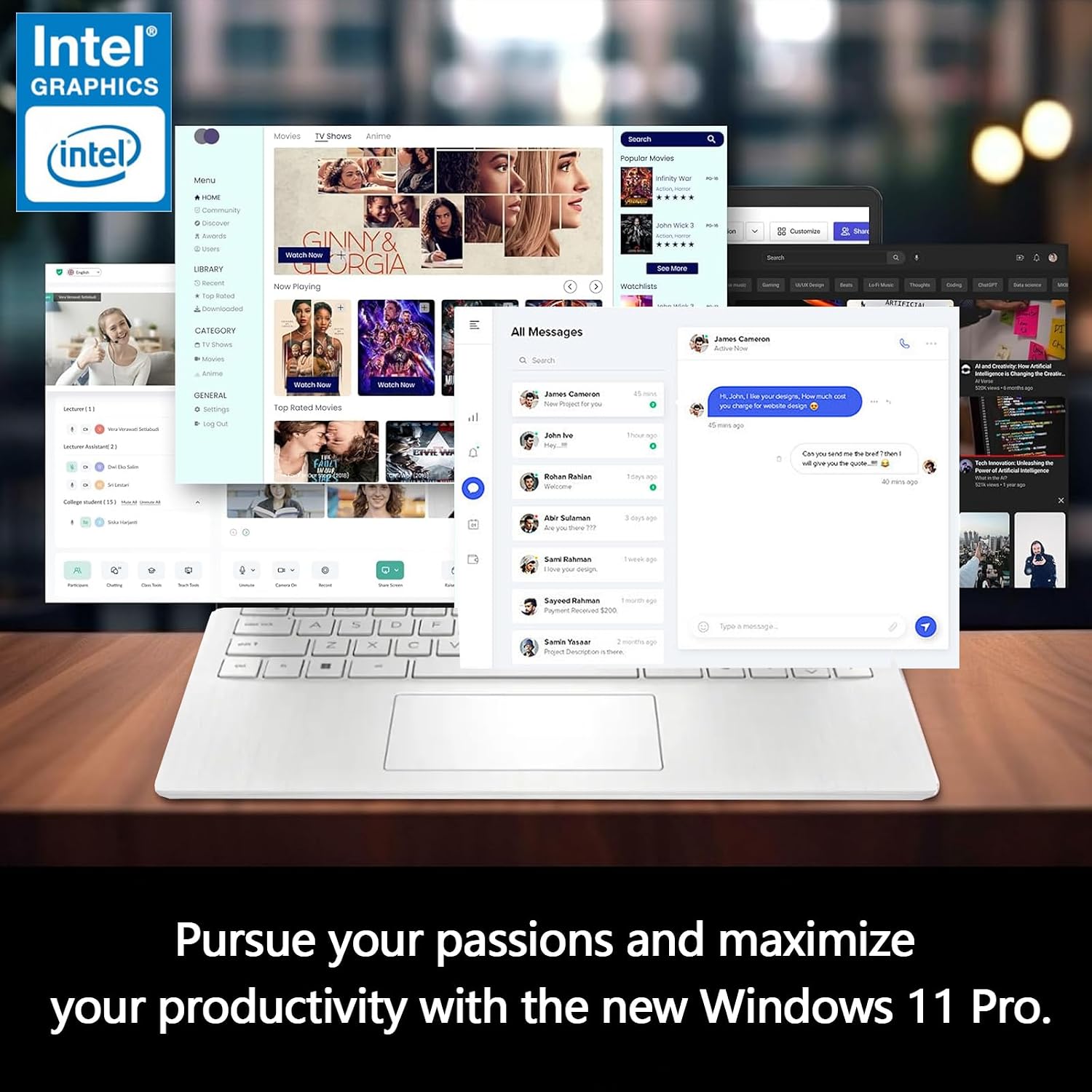HP Student Business Laptop Computer - Intel Processor N150, 14 inch HD Display, AI-Powered, Lightweight, Windows 11 Pro, Webcam, w/Accessories, 16GB RAM, 128 GB Storage(128GB UFS+128GB MSD), Silver