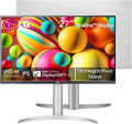 LG 27 inch Ultrafine 4K UHD (3840 x 2160) IPS Computer Monitor, VESA DisplayHDR™ 400, 5ms, Dynamic Action Sync, Reader Mode, Flicker Safe, HDMI, DisplayPort, Tilt/Height/Pivot Adjustable, White