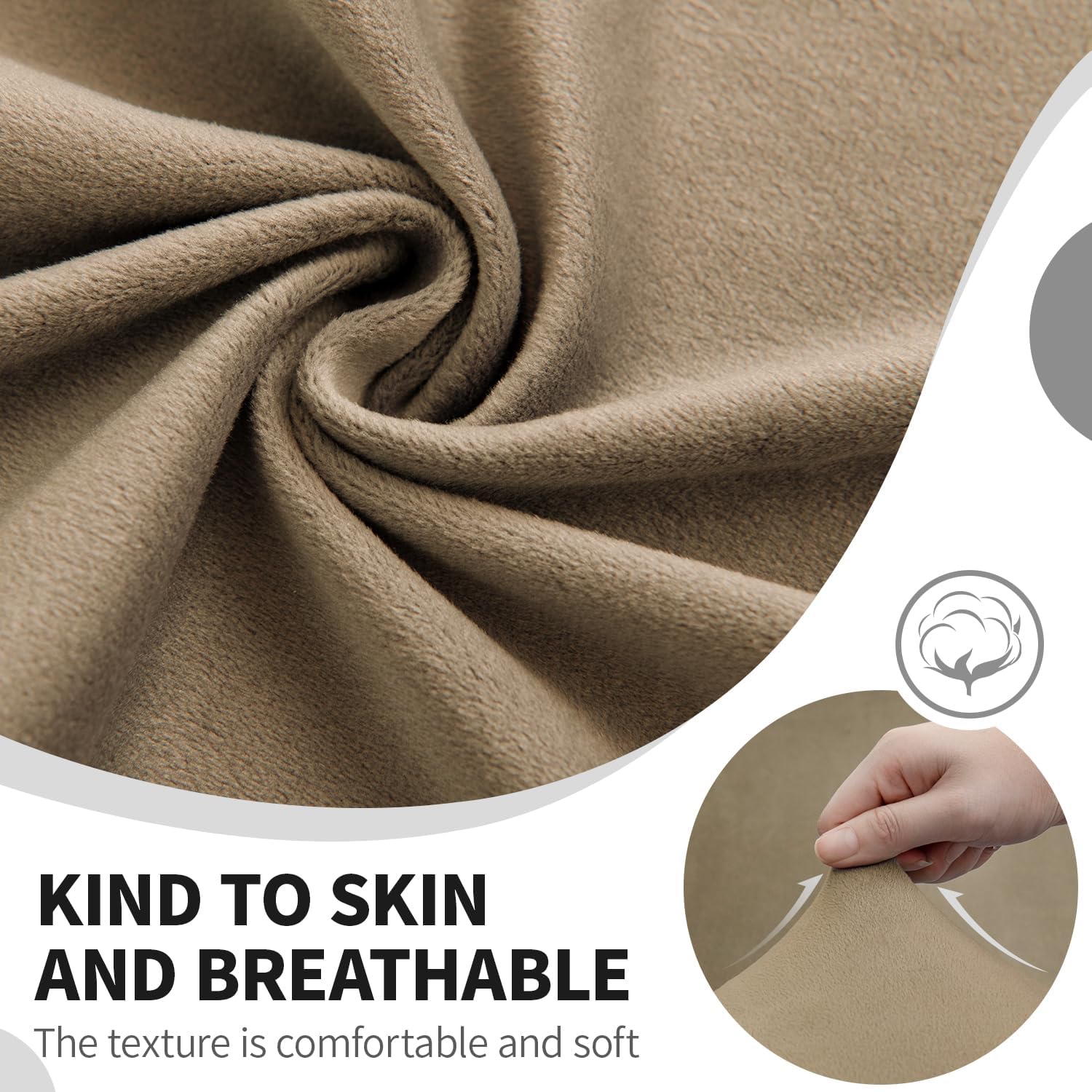 HDCAXKJ Reclining Sectional Couch Covers Velvet L Shaped Sectional Sofa Cover Washable Stretch Soft Corner Recliner Slipcover with Non-Slip Elastic Bottom (5 Seat and 2 Middle Console, Camel)