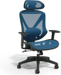 STAPLES Ergonomic Task Chair, Mesh, Ergonomic, Lumbar Support, Blue