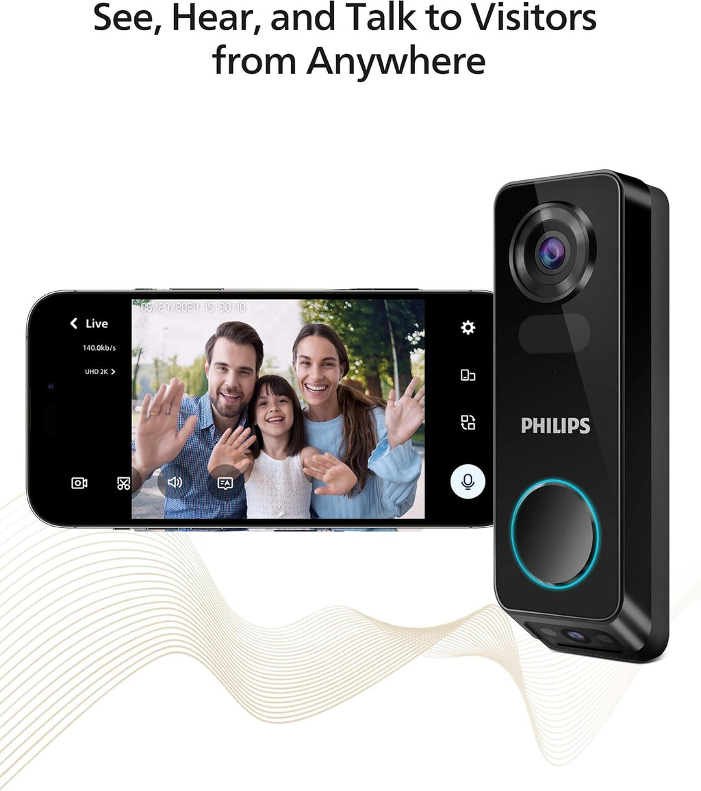 Philips Dual Camera Video Wireless DOORBELL