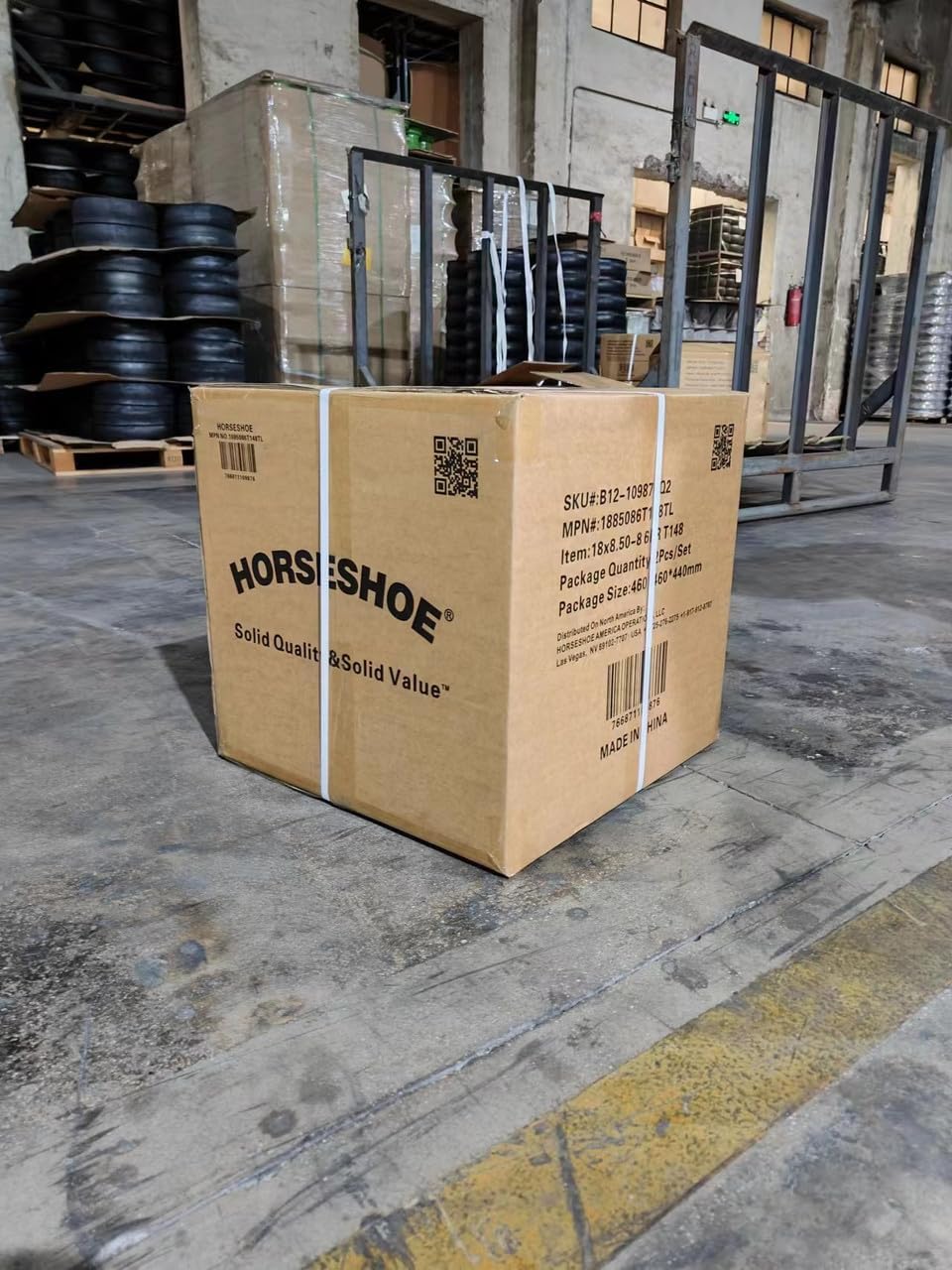 HORSESHOE 2 NEW 18x8.50-8 6Ply | Super Lug Herring Bone | Ditch Witch Trencher AG Farm Tractor Ridding Lawn Mower Tubeless Tires | 18x8.50x8 18x8.5-8 18x8.5x8 T148 188508