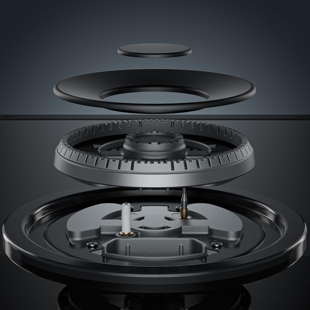 Empava 24 Inch Built-in Gas Cooktop with 4 Sealed SABAF Burners, Tempered Glass Surface, LPG/NG Convertible, Flame Out Protection, Dishwasher Safe Grates