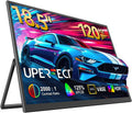 UPERFECT Portable Monitor 18.5' 120HZ 125% sRGB Portable Laptop Monitor w/VESA & Stand, FreeSync HDR Gaming Monitor, 350Nits USB-C & MINI HDMI Travel Second Screen for Laptop, PC, Game Consoles
