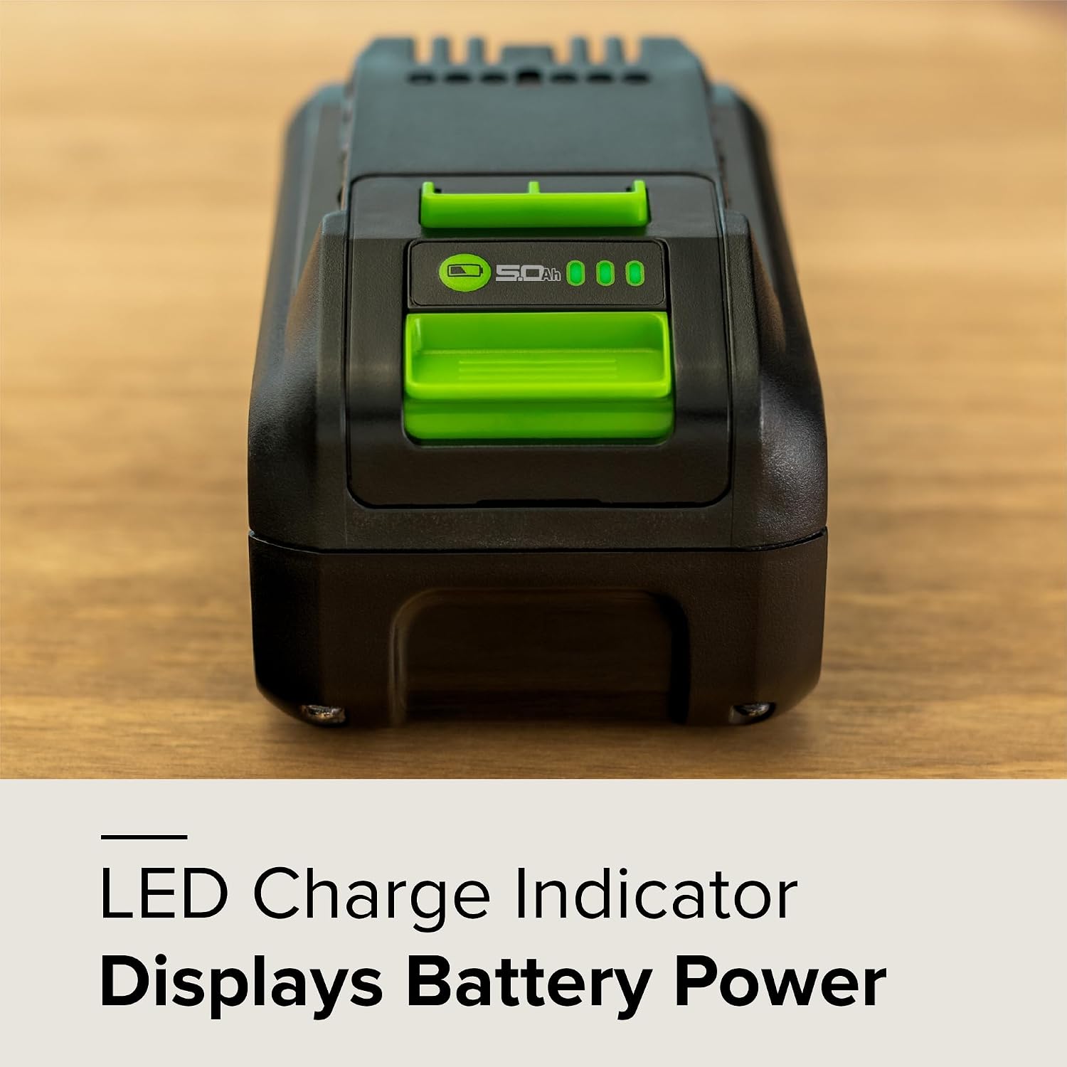 Greenworks 24V 5.0Ah Lithium-Ion High-Power Battery, Upgraded with 35% Power Boost (Genuine Greenworks Battery/ 150+ Compatible Tools)