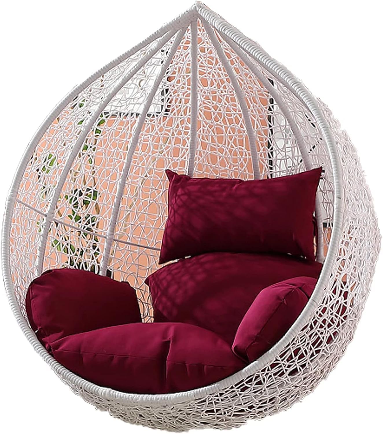 Hanging Basket Chair Cushions, Egg Chair Cushion ， Egg Chair Replacement Cushion, Hanging Swing Cushions for Outdoor Furniture, Hammock Chair Cushion Replacement, Waterproof and Sun-Resistant Egg Chai