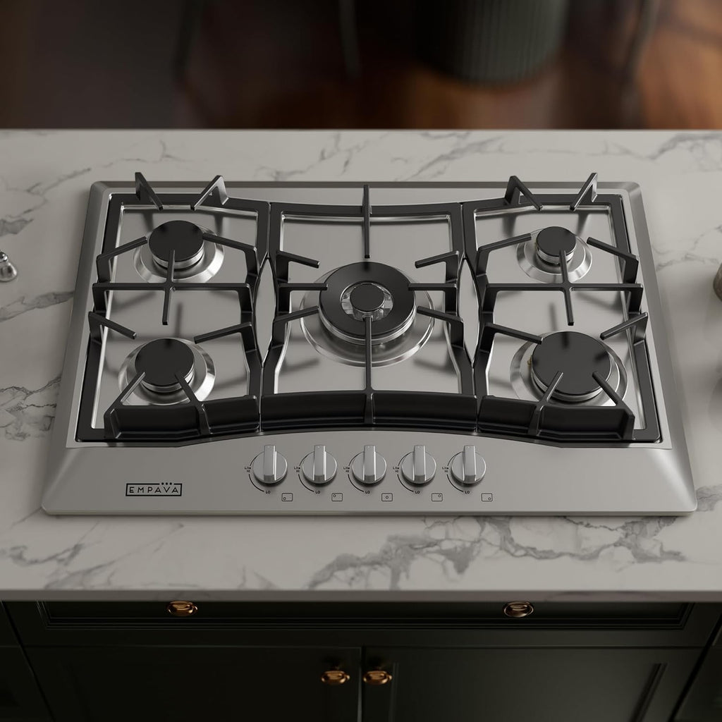Empava 30' Gas Cooktop in Stainless Steel with 5 Burners 30XGC21