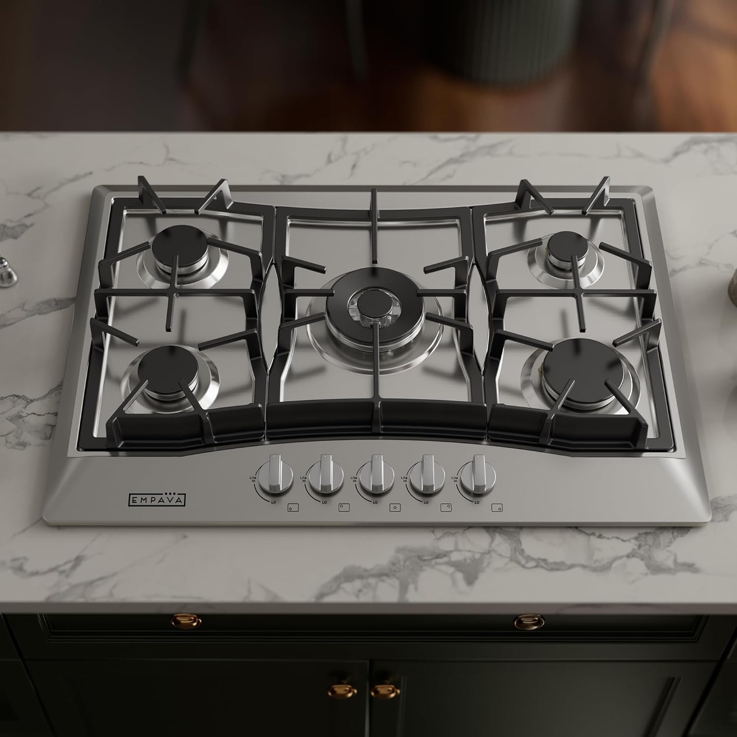 Empava 30' Gas Cooktop in Stainless Steel with 5 Burners 30XGC21