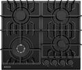 Empava 24 Inch Built-in Gas Cooktop with 4 Sealed SABAF Burners, Tempered Glass Surface, LPG/NG Convertible, Flame Out Protection, Dishwasher Safe Grates