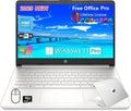 HP 2025 Latest 14' HD Laptop Computer, Intel Processor N150, 16 GB RAM, 384 GB Storage(128GB UFS+256GB MSD), with Office Lifetime License, Copilot AI, Wi-Fi 6, Webcam, Windows 11 Pro, w/Accessories