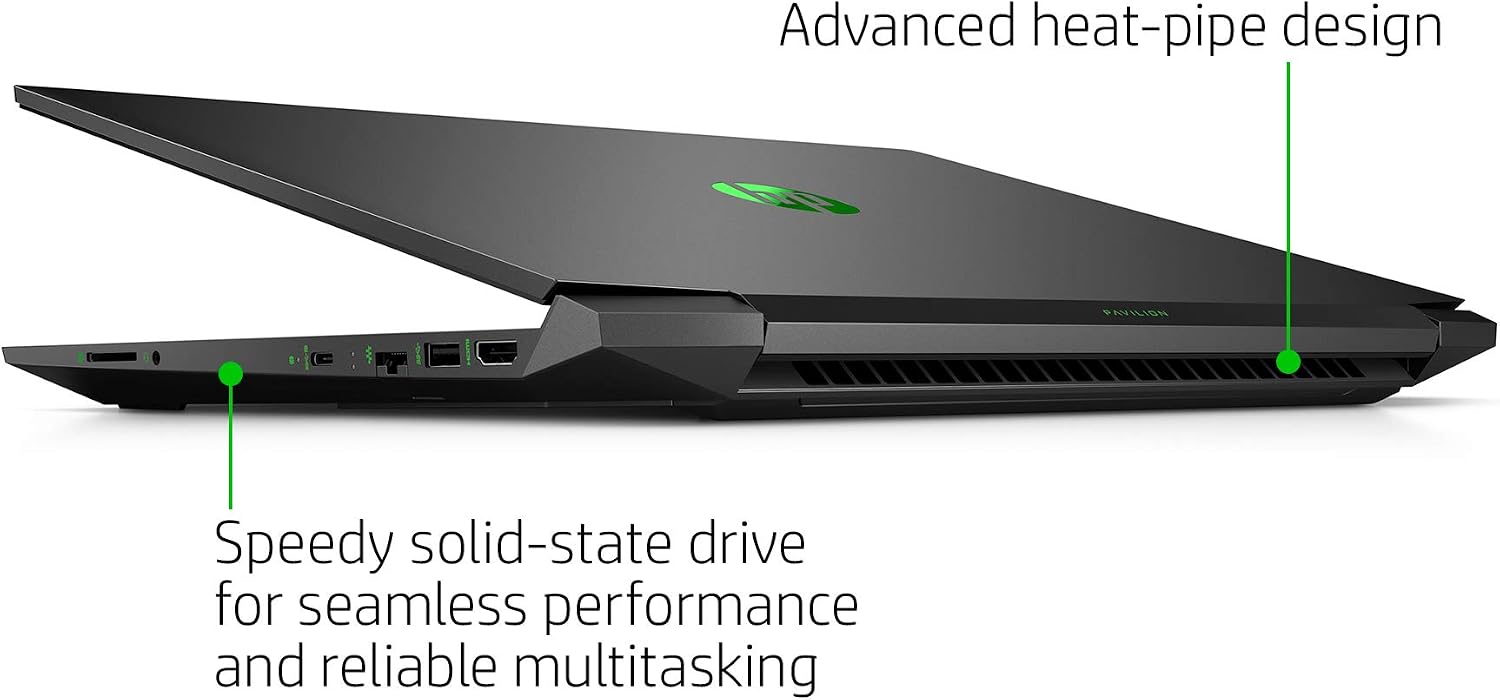 HP Pavilion Gaming 16 Laptop PC, NVIDIA GeForce GTX 1650 Ti, Intel Core i5-10300H, 8GB DDR4 RAM, 512GB PCIe NVMe SSD, 16.1' Full HD, Windows 10 Home, Backlit Keyboard (16-a0020nr, 2020 Model)